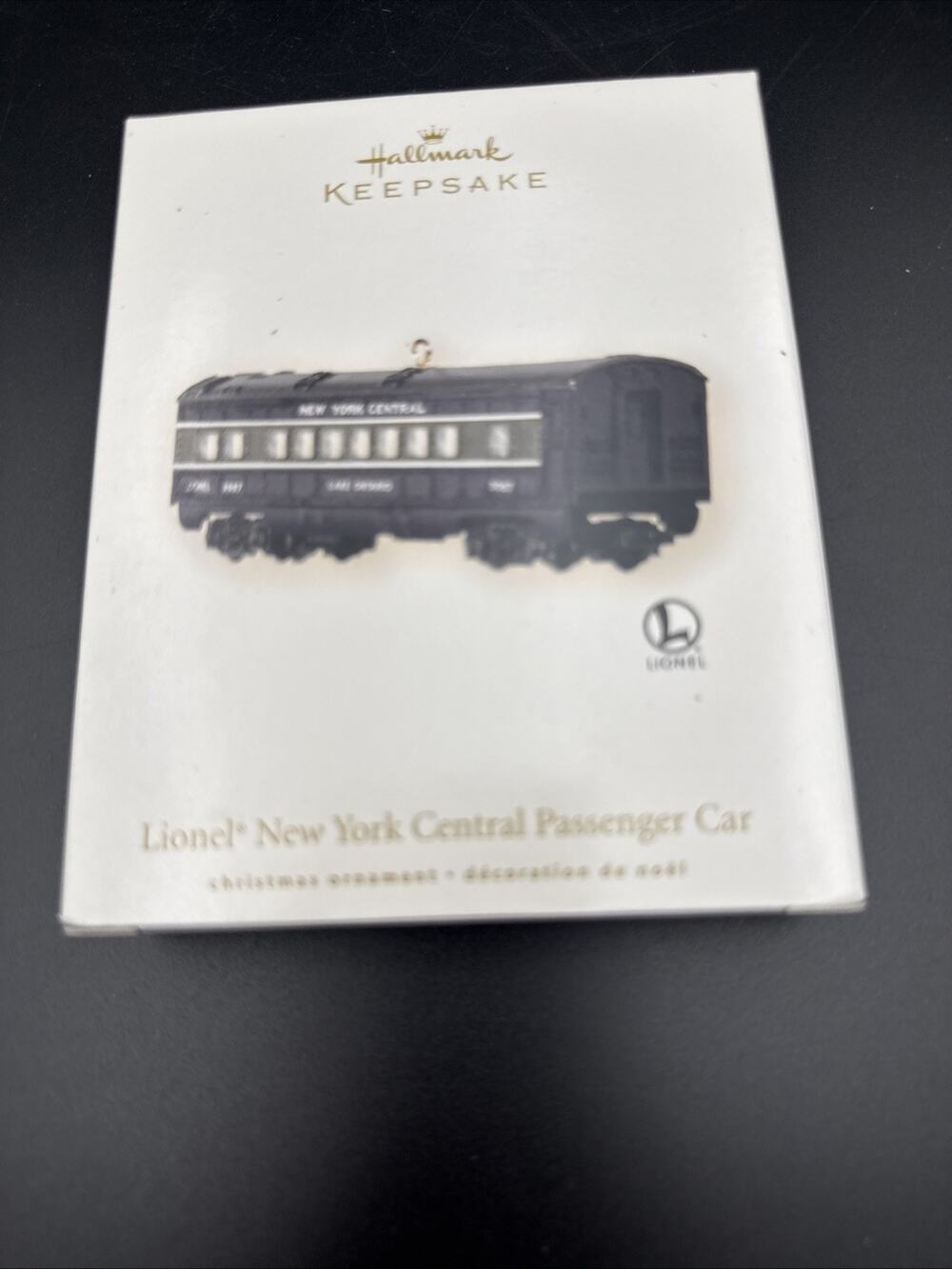 2008 Hallmark Lionel New York Central Passenger Car Die Cast Ornament